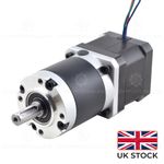STEPPERONLINE Nema 17 Geared Stepper Motor w/5:1/10:1/50:1 Planetary Gearbox CNC