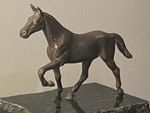  Silver Plate Horse Figurine  After  Albert Edward Jones