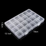 Plastic Jewelry Storage Box 10/15/24 Compartment Organizer Beads Container Case