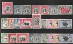 1945-47 Bahawalpur - 25 Different selection of MNH & used. Cv$96.50 see notes