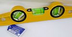BBI Magnetic Boat Metal Spirit Level Scaffolder Tool 3 Vial 3 Magnets 250mm 10"