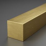 Brass Square Bar 50mm 2" Multiple Sizes and Lengths Available Grade CZ121