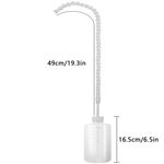 Long Reach Hanging Watering Can with Bendable 19.6 Inch Spout for High Plants