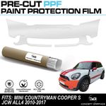 Front Bumper Stone Guard PPF Paint Protection film for Mini Countryman JCW R60