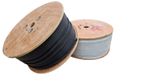 Twin Coax Satellite Lead Shotgun Premium Cable Extension Sky Q +hd 250m Drum
