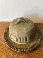 Vintage Tremar Cornish Cheese/Butter Dish with Lid Stoneware Pottery