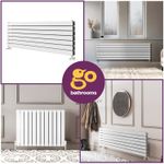 White Horizontal Flat Panel Radiator Single Double Central Heating Radiator