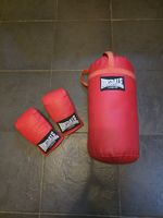 Kids Children's Red Lonsdale Punchbag and Gloves, Used and Good Condition