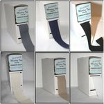 IRON ON FABRIC REPAIR MENDING TAPE 35MM FOR CLOTHING – PER METRE Black navy