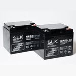 PAIR 12v 40AH/50AH RECONDITIONED MOBILITY SCOOTER  WHEELCHAIR MOBILITY BATTERIES