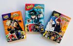 My Hero Academia UNO 3 Decks Complete Set Mcdonald's Happy Toy Japan