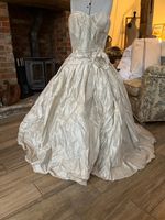 Gorgeous Ian Stuart Platinum Wedding Dress/Ballgown/Prom 12-14