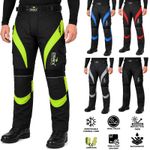 Dimex Motorbike Motorcycle Waterproof Cordura Textile Trousers Pants CE Armours