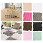 12/24PCS Soft Plush Foam EVA Floor Mat Jigsaw Tiles Interlocking Garden Play Mat