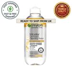 Garnier Micellar Water 400ml Dry Skin Makeup Remover Sensitive Face Cleanser