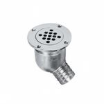 Marine Thru-Hull Drain Filter Screen Boat Scupper Drain Anti-Backflow for Yacht