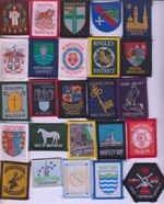 Boy Scout DISTRICT Badges x 25 inc ++Ext CREDITON