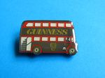 GUINNESS Double Decker Bus Pin badge. VGC. Unused. Enamel. 