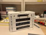 Compact 10" Server Rack 3D Printed Homelab PETG