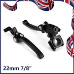 Universal Brake & Clutch Levers Set 22mm 7/8" Pit Dirt Bike Motorcycle Motorbike