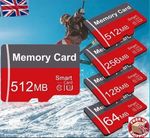 64M 128M 256M 512M TF Memory Card Class 10 High Speed Free Ship UK Seller