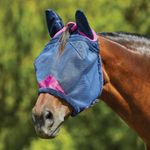 WeatherBeeta ComFiTec Deluxe Durable Mesh Fly Mask with Ears, UV Protect