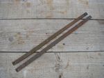 1 Pair Of Slat Support Bar Brackets For Cast Garden Bench End Chair Patio Garden
