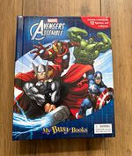 Marvel Avengers Assemble My Busy Books Storybook, 12 Figurines & Playmat 3+