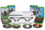 WHITE XBOX ONE CONSOLE + 1 OR 2 CONTROLLERS & UP TO 10 GAMES