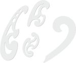 Liquidraw French & Armhole Curves - Set of 4 | French Curve Templates