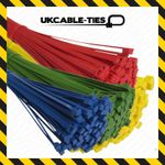 Cable Ties 100mm 140mm 200mm 300mm Black White Colour Nylon Plastic Zip Tie Wrap