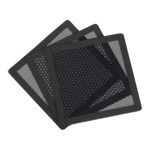3PCS PC Dust Filter 120x120mm Magnetic Frame PVC Computer Cooler Mesh Black