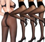 3 Pairs  Exclusive T-Band Tights Summer Sheer Tights 20 Denier Size S-L