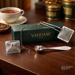 Vahdam Tea Infuser Set 3 of Pieces- Spoon and Mesh Infusers for Loose Tea