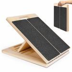 Wooden Slant Board Calf Stretcher Folded for Yoga Workout Calf Incline Board UK