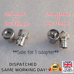 BNC Female to SMA Male/Female Adapter ( BNC F to SMA M/F ) 🇬🇧 