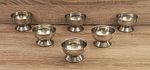 6 Stainless Steel Sundae Dishes