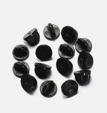 50PCS X Rubber Pin Backs for Badge Backs Butterfly Clutch Locking QUICK DELIVERY