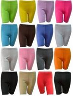 WOMEN`S /GIRLS CYCLING SHORTS LADIES DANCING SHORTS COTTON LYCRA LEGGINGS 