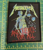 Metallica And Justice For All Woven Sew On Patch Officially  Licensed