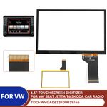 6.5" Touchscreen Digitizer Radio Part For VW Skoda Octavia Yeti MIB STD2 600 684