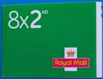 QEII 2ND CLASS CYLINDER STAMP BOOKLET - W1 - M22L - ISSUED 2022