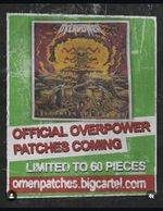Official Overpower Patches. Uk Thrash Metal