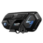 M1-S Pro Motorcycle Bluetooth Headset 10 Riders Group Helmet Intercom 2000m UK
