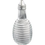 Vinegar Bottle Glass Shaker Beehive Glass Ribbed Oil Pot Cruets Condiment