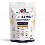 L-Glutamine 1700mg – Free Form Amino Acid in Clean Label Vegan Capsules