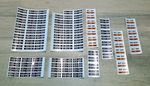 JOB LOT 1:18 SCALE SELF ADHESIVE CAR NUMBER PLATE DECALS / STICKERS 