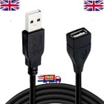 USB 2.0 Extender Extension Cable Cord Type A Male to Female HIGH SPEED