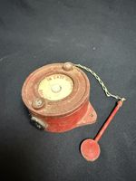 Vintage Cast Iron Fire Alarm Call Point Break Glass with Hammer