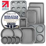 Non Stick Bakeware Set - 14 Piece Home Baking Set Gift Set / Super Saver Set
